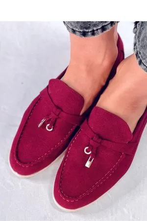 Mocasini dama rosu Inello - mocasini dama