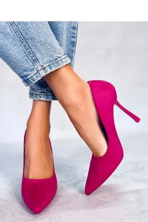 Pantofi cu toc roz Inello - pantofi cu toc