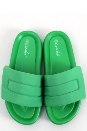 Papuci dama verde Inello - papuci dama