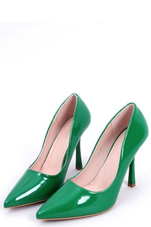 Pantofi cu toc verde Inello - pantofi cu toc