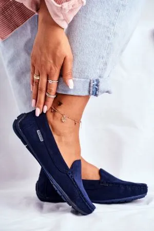 Mocasini dama bleumarin Step in style - mocasini dama