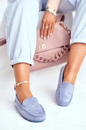 Mocasini dama albastru Step in style - mocasini dama
