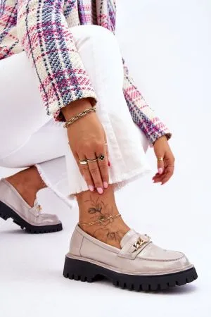 Mocasini dama gri Step in style - mocasini dama
