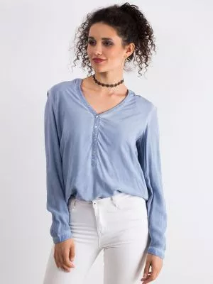 Bluza camasa dama albastru - bluze