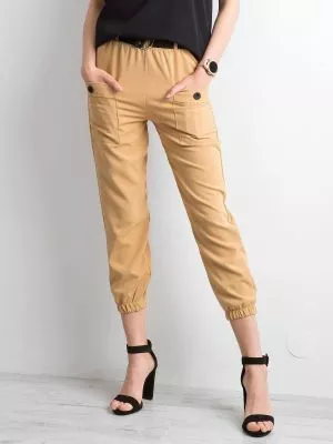 Pantaloni dama bej - pantaloni