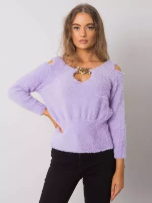 Pulover dama violet - pulovere