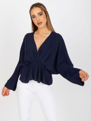 Bluza dama eleganta bleumarin - bluze