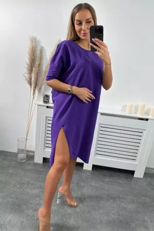 Rochie de zi violet - rochii de zi