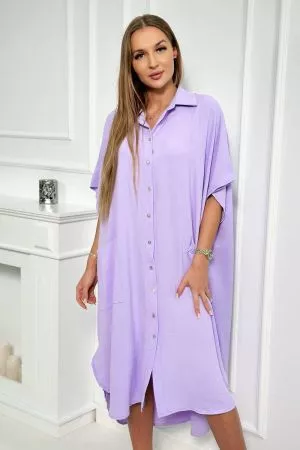Rochie de zi violet - rochii de zi
