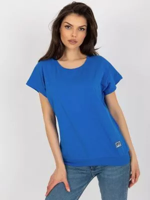 Bluza dama basic albastru - bluze