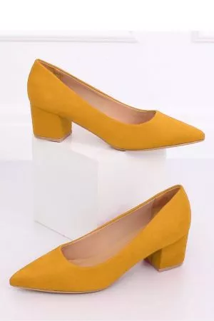 Pantofi cu toc galben - pantofi cu toc