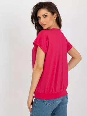 Bluza dama basic roz - bluze