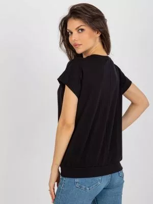 Bluza dama basic negru - bluze