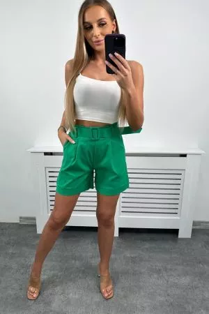 Pantaloni scurti dama verde - pantaloni scurti