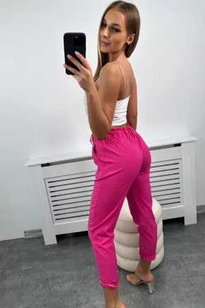 Pantaloni dama violet - pantaloni