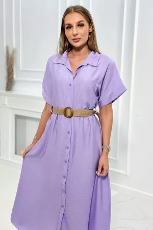 Rochie de zi violet - rochii de zi