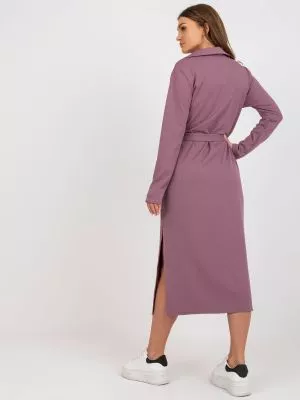 Rochie de zi casual violet - rochii de zi