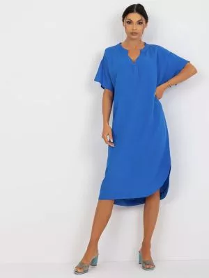 Rochie de zi casual albastru - rochii de zi