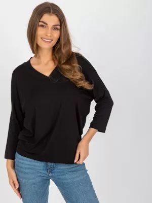 Bluza dama basic negru - bluze