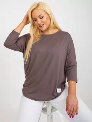 Bluza dama basic maro - bluze