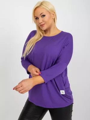 Bluza dama basic violet - bluze