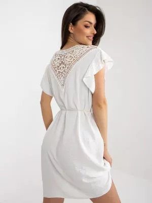 Rochie de zi casual bej - rochii de zi