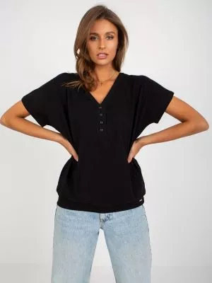 Bluza dama basic negru - bluze