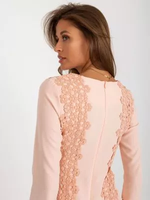 Rochie de cocktail portocaliu Laila - rochii de ocazie