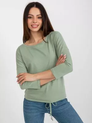 Bluza dama basic verde - bluze
