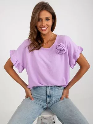 Bluza dama supradimensionata violet - bluze