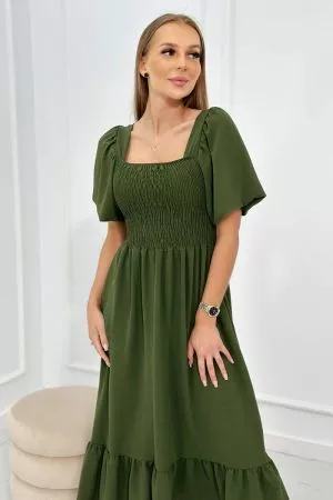 Rochie de zi verde - rochii de zi
