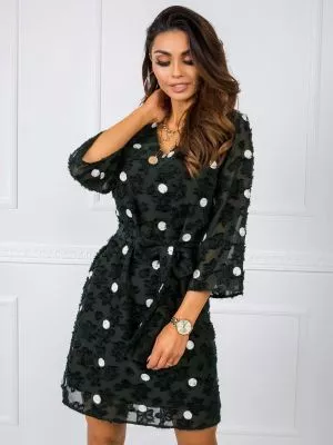Rochie de cocktail verde Addison - rochii de ocazie