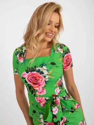 Rochie de cocktail verde Adalynn - rochii de ocazie