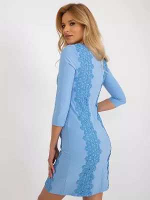 Rochie de cocktail albastru Cora - rochii de ocazie