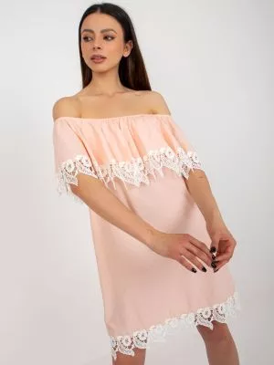 Rochie de zi stil spaniol portocaliu - rochii de zi