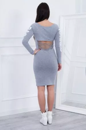 Rochie de zi gri - rochii de zi