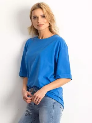 Bluza dama basic albastru - bluze