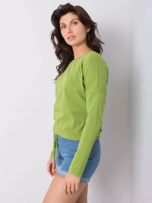 Bluza dama basic verde - bluze