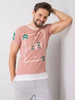 Tricou barbati roz - tricouri