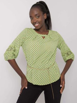 Bluza dama cu dantela verde - bluze
