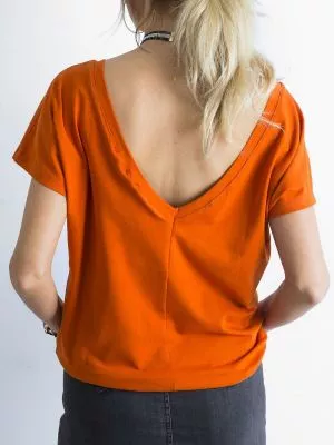 Top dama portocaliu - tricouri, topuri