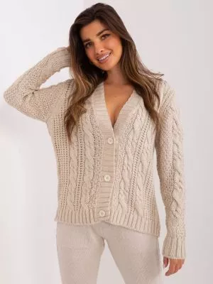 Cardigan dama bej - cardigane