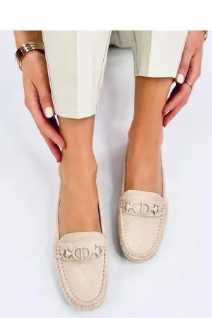 Mocasini dama bej Inello - mocasini dama