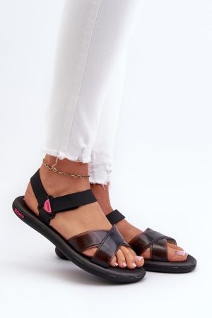 Sandale dama negru Step in style - sandale dama