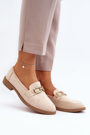 Mocasini dama bej Step in style - mocasini dama