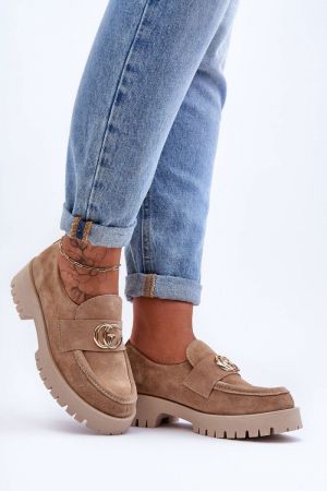 Botine dama bej Step in style - botine dama