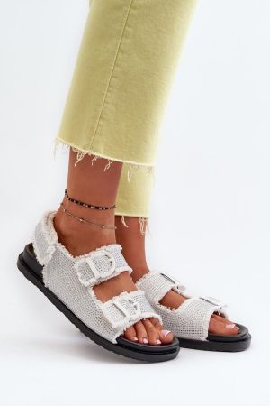 Sandale dama alb Step in style - sandale dama