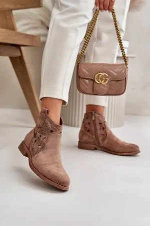 Botine dama maro Step in style - botine dama
