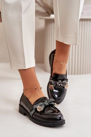 Mocasini dama negru Step in style - mocasini dama