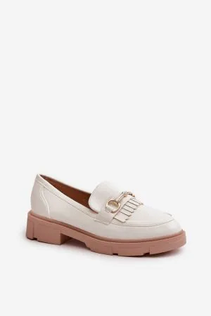 Mocasini dama alb Step in style - mocasini dama